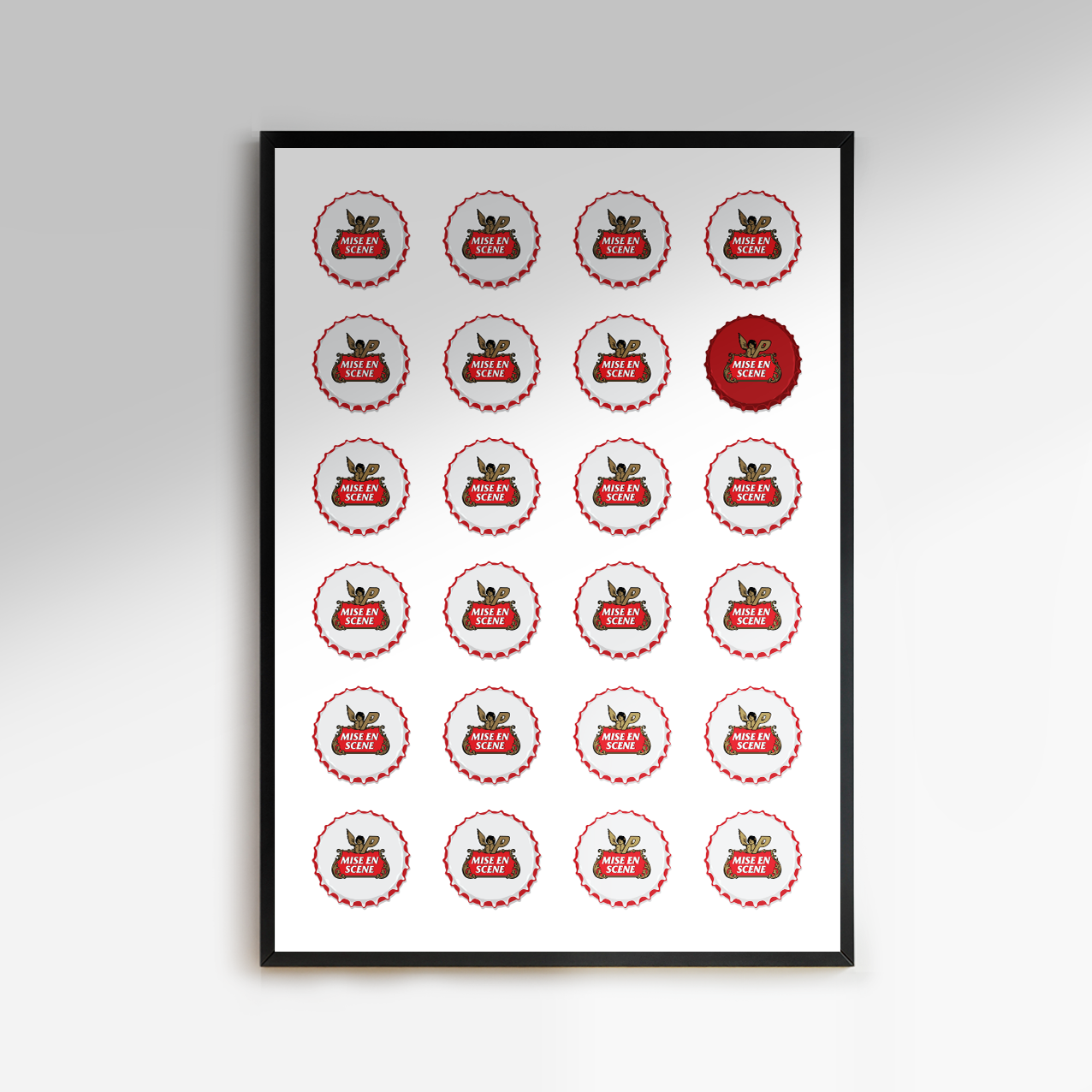 Premium & Sustainable Stella Artois X Palace Poster Print. Hand crafted in the UK from the highest quality paper, created with sustainable FSC paper. Texturised inks, brings the poster to life. Available to purchase with a Polcore Recycled Plastic Frame with Perspex screening to let your print do the talking.