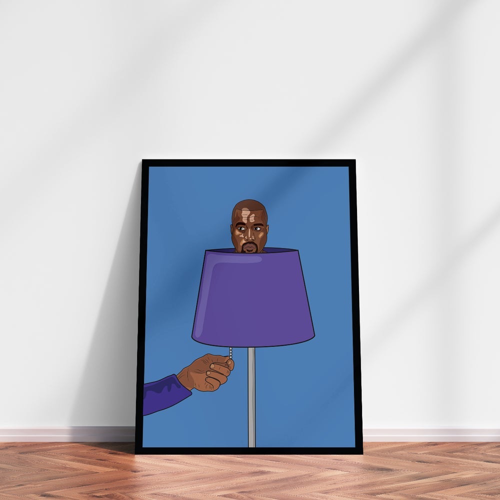 Kanye West Poster, Made in the UK, Sustainable Prints & Frames