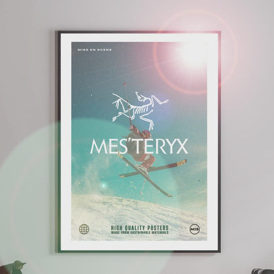 Premium & Sustainable Arc'teryx Poster Print. Hand crafted in the UK from the highest quality paper, created with sustainable FSC paper. Texturised inks, brings the poster to life. Available to purchase with a Polcore Recycled Plastic Frame with Perspex screening to let your print do the talking. 